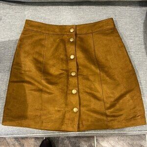 Aline Faux Suede Mini Skirt Size womens size 0. Excellent condition!!